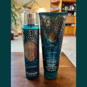 Bath & Body Works JASMINE Fragrance Mist and Body Cream